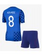Billige Kroatia Mateo Kovacic #8 Bortedraktsett Barn VM 2026 Kortermet (+ Korte bukser)